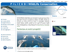 Tablet Screenshot of filicudiconservation.com
